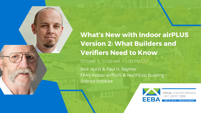What’s New with Indoor airPLUS Version 2: What Builders and Verifiers Need to Know
