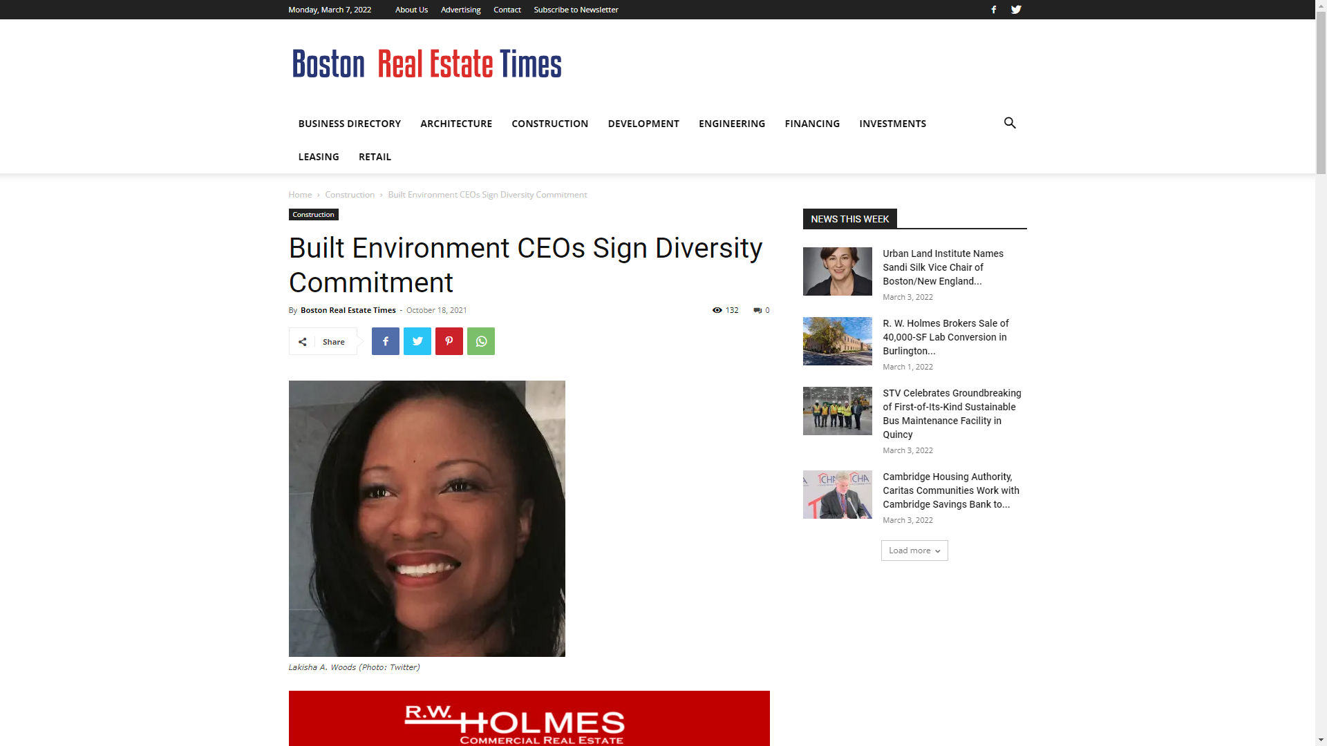 Built Environment CEOs Sign Diversity Commitment